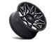 Black Rhino Shockwave Gloss Black Milled Wheel; 20x12 (22-24 Jeep Grand Cherokee WL)