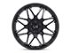 Black Rhino Shockwave Gloss Black Milled Wheel; 20x12; -44mm Offset (11-21 Jeep Grand Cherokee WK2)