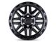 Black Rhino Alamo Matte Black with Black Bolts Wheel; 20x9; -18mm Offset (18-24 Jeep Wrangler JL)