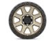 Black Rhino Baker Matte Bronze with Black Ring Wheel; 20x9; -18mm Offset (18-24 Jeep Wrangler JL)