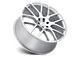 Black Rhino Kunene Silver with Mirror Cut Face Wheel; 20x9; 30mm Offset (18-24 Jeep Wrangler JL)