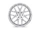 Black Rhino Kunene Silver with Mirror Cut Face Wheel; 20x9; 30mm Offset (18-24 Jeep Wrangler JL)