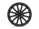 Black Rhino Pinnacle Semi Gloss Black with Gunmetal Bolts Wheel; 20x9 (18-24 Jeep Wrangler JL)