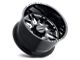 Black Rhino Twister Gloss Black with Milled Spokes Wheel; Left Directional; 22x14; -76mm Offset (18-24 Jeep Wrangler JL)