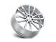 Status Mastadon Silver with Brushed Machined Face Wheel; 22x9.5 (05-10 Jeep Grand Cherokee WK)