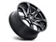 Black Rhino Mozambique Gloss Black Milled Wheel; 22x9.5; 30mm Offset (07-18 Jeep Wrangler JK)