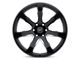 Black Rhino Mozambique Gloss Black Milled Wheel; 22x9.5; 30mm Offset (07-18 Jeep Wrangler JK)