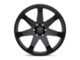 Black Rhino Mozambique Matte Black Wheel; 22x9.5; 30mm Offset (07-18 Jeep Wrangler JK)