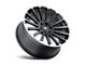 Black Rhino Spear Matte Black with Matte Machined Edge Wheel; 22x9.5; 30mm Offset (18-24 Jeep Wrangler JL)