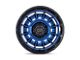 Black Rhino Legion Cobalt Blue with Black Lip Wheel; 17x9 (07-18 Jeep Wrangler JK)