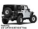 Black Rhino Voyager Silver Machined Face with Matte Black Lip Wheel; 17x8.5 (07-18 Jeep Wrangler JK)