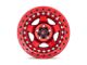 Fuel Wheels Warp Beadlock Candy Red Wheel; 17x9 (18-24 Jeep Wrangler JL)