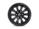 Fuel Wheels Tactic Matte Black Wheel; 17x9; -12mm Offset (18-24 Jeep Wrangler JL)