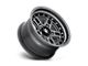 Fuel Wheels Nitro Matte Gunmetal Wheel; 17x9 (18-24 Jeep Wrangler JL)