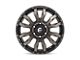 Fuel Wheels Blitz Matte Black Double Dark Tint Wheel; 22x12; -44mm Offset (18-24 Jeep Wrangler JL)