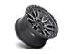 Fuel Wheels Rebel Matte Gunmetal with Black Bead Ring Wheel; 20x9 (11-21 Jeep Grand Cherokee WK2)