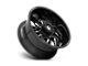 Fuel Wheels Lockdown Gloss Black Milled Wheel; 22x10; -18mm Offset (07-18 Jeep Wrangler JK)