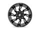 Fuel Wheels Lockdown Gloss Black Milled Wheel; 22x10; -18mm Offset (07-18 Jeep Wrangler JK)