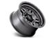 Fuel Wheels Oxide Matte Gunmetal Wheel; 17x8.5 (07-18 Jeep Wrangler JK)