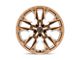 Fuel Wheels Flame Platinum Bronze Wheel; 22x12 (18-24 Jeep Wrangler JL)