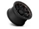 Fuel Wheels Traction Matte Black with Double Dark Tint Wheel; 20x9; 1mm Offset (18-24 Jeep Wrangler JL)