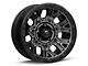 Fuel Wheels Traction Matte Gunmetal with Black Ring Wheel; 17x9; -12mm Offset (07-18 Jeep Wrangler JK)