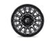 Fuel Wheels Cycle Matte Gunmetal with Black Ring Wheel; 17x9 (07-18 Jeep Wrangler JK)