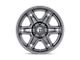 Fuel Wheels Slayer Matte Gunmetal Wheel; 17x8.5 (07-18 Jeep Wrangler JK)