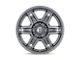 Fuel Wheels Slayer Matte Gunmetal Wheel; 17x8.5 (07-18 Jeep Wrangler JK)