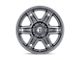 Fuel Wheels Slayer Matte Gunmetal Wheel; 17x9 (18-24 Jeep Wrangler JL)