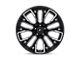 Fuel Wheels Rebar Gloss Black Milled Wheel; 22x12 (18-24 Jeep Wrangler JL)