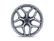 Fuel Wheels Flux Platinum Wheel; 17x9; 1mm Offset (07-18 Jeep Wrangler JK)