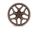 Fuel Wheels Flux Platinum Bronze Wheel; 17x9 (07-18 Jeep Wrangler JK)