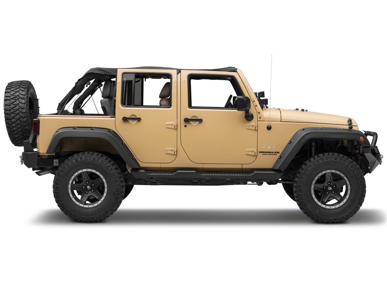 Smittybilt Jeep Wrangler Extended Top; Black Diamond 94635 (10-18 Jeep  Wrangler JK 4-Door) - Free Shipping