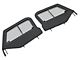 Bestop Upper Door Sliders for Factory Soft Top; Black Diamond (97-06 Jeep Wrangler TJ)