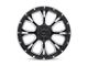 HELO HE879 Gloss Black Machined Wheel; 18x9 (07-18 Jeep Wrangler JK)