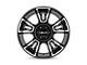 HELO HE914 Gloss Black Machined Wheel; 18x10 (07-18 Jeep Wrangler JK)