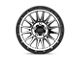 KMC Impact Satin Black Machined Wheel; 17x9 (07-18 Jeep Wrangler JK)