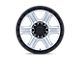 KMC Outrun Machined with Gloss Black Lip Wheel; 18x9 (22-24 Jeep Grand Cherokee WL)