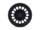 KMC IMS Matte Black with Gloss Black Lip Wheel; 17x8.5 (18-24 Jeep Wrangler JL)