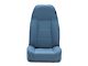 Rugged Ridge High-Back Front Seat; Blue (76-02 Jeep CJ5, CJ7, Wrangler YJ & TJ)