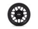 KMC Terra Satin Black Wheel; 18x8.5 (07-18 Jeep Wrangler JK)