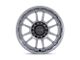 KMC Wrath Matte Anthracite Wheel; 17x8.5 (07-18 Jeep Wrangler JK)