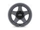 KMC Lobo Matte Anthracite Wheel; 17x8.5; -10mm Offset (99-04 Jeep Grand Cherokee WJ)