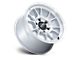 KMC Range Gloss Silver with Machined Face Wheel; 17x8.5 (18-24 Jeep Wrangler JL)