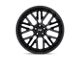 Niche Gamma Gloss Black Wheel; 22x10.5; 35mm Offset (11-21 Jeep Grand Cherokee WK2)