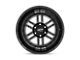 Moto Metal Deep Six Gloss Black Milled Wheel; 20x10 (07-18 Jeep Wrangler JK)