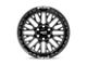 Moto Metal MO802 Gloss Black Milled Wheel; 20x10; -18mm Offset (07-18 Jeep Wrangler JK)