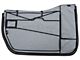 Bestop 2-Piece Full Fabric Front Doors; Black Diamond (07-18 Jeep Wrangler JK)