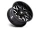 Moto Metal Turbine Gloss Black with Machined Face Wheel; 20x9; 1mm Offset (07-18 Jeep Wrangler JK)